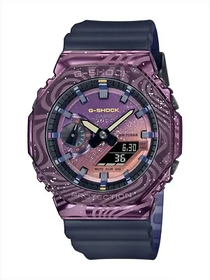 CASIO G-SHOCK GM-2100MWG-1AJR MilkyWay Purple Metal Quartz Mens Watch New Japan • $269