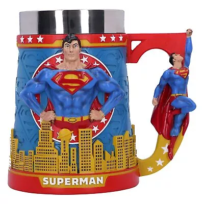 Nemesis Now Superman Man Of Steel Tankard 15.5cm Resin Officially Licensed DC  • $78.01