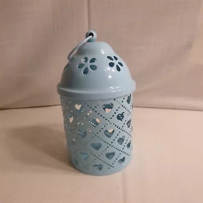 Blue Moroccan Candle Lantern Lovely Wedding Centerpiece  Metal Lantern • $11.99