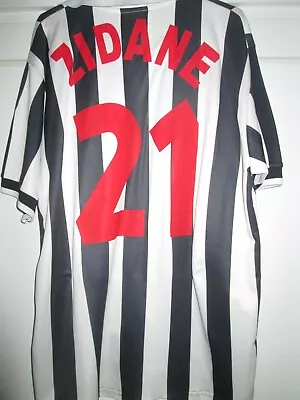 Juventus 1999-2000 Zidane 10 Home Football Shirt Large  /30056 • £179.99