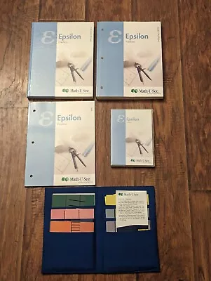 Math U See Epsilon Complete Set With Fraction Overlays Homeschool • $80