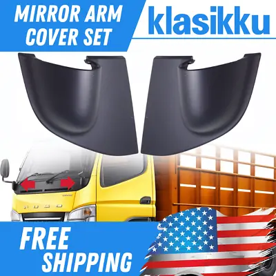 Mitsubishi Fuso Canter Fe73 Fe83 Fe84 Fe125 Mirror Arm Cover Set Genuine • $66