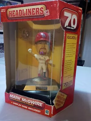 St.Louis Cardinal Mark McGwire 70 Home Run Baseball Figure Display Case And Box! • $13.99