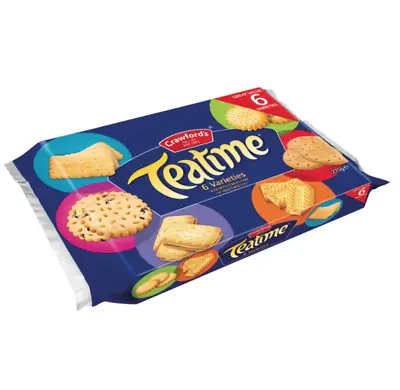 3 PACKS Crawfords Teatime Assorted Biscuits 275g - Free Next Day Delivery • £10.95