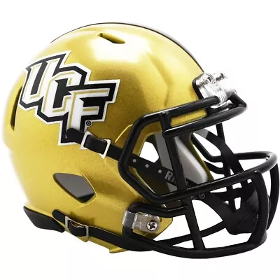 Central Florida UCF Knights Gold SPEED Mini Football Helmet • $34.49