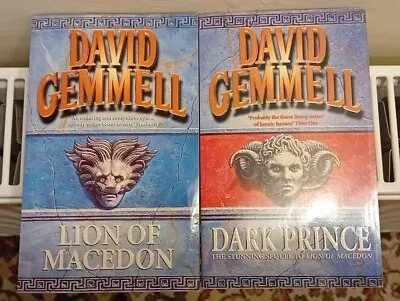 David Gemmell Lion Of Macedon & Dark Prince • £4