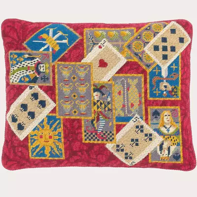 Ehrman 1992 Rare Tapestry Needlepoint Kit With Tapestry Wool -  Playing Cards  • $149.95