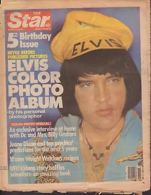 Star Magazine Elvis Presley Photo Album April 10 1979 013018nonr2 • $9.09