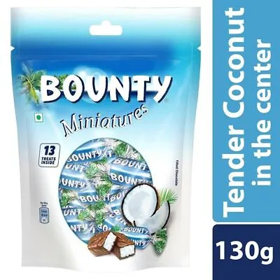 £16.31 • Buy 13X Bounty Miniatures Chocolate Coconut Filled Chocolate 10gm