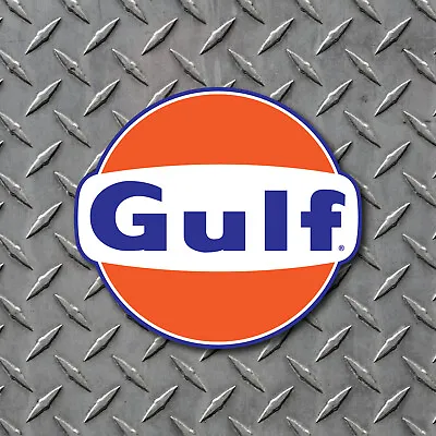 Gulf Oil Vintage Style Vinyl Decal Car Truck Decal Gasoline Petroleum FREE SHIP • $2.49