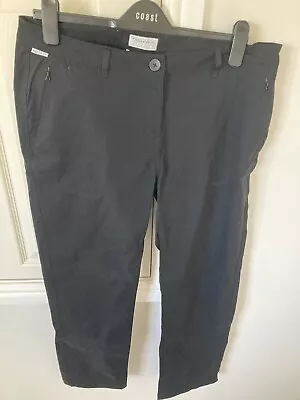 Womens Kiwi Pro II Walking Hiking Trousers Craghoppers Pro Stretch Size 16 • £14.50