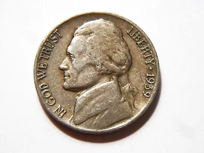 1939-D VF Jefferson Nickel Nice Better Grade *Key Date* Coin For A Collection • $10.95