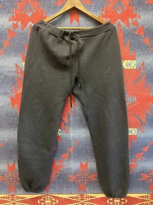 Vintage Sweatpants Crotch Gusset Black 70s • $24.99