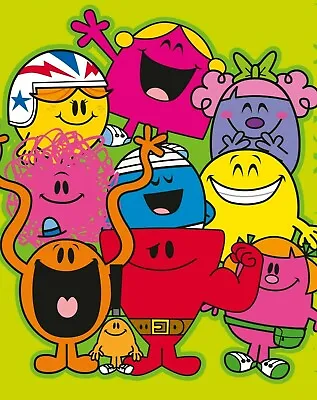 MR MEN LITTLE MISS POSTER - DIFFERENT SIZES - FRAMED OPTION (mm001) • £4.95