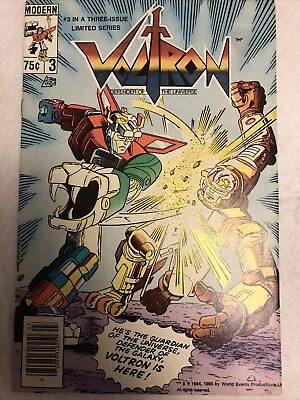 VOLTRON #3  (1985 MODERN COMICS)  Early Voltron Appearance In Comics • $7.99