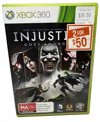 Injustice Gods Among Us XBOX 360 With Manual Excellent Disc • $7.50