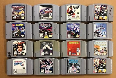 N64 Game Lot 16 Games All Authentic And Tested • $60