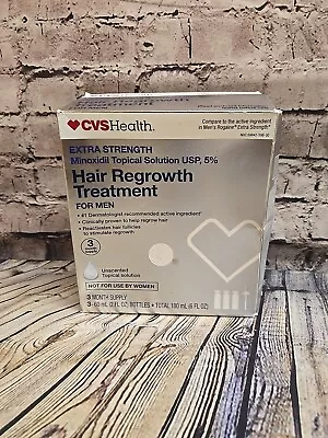 CVS  Hair Regrowth Treatment -Men- Extra Strength - 3 Month Supply - 4/2024 Exp. • $19.99