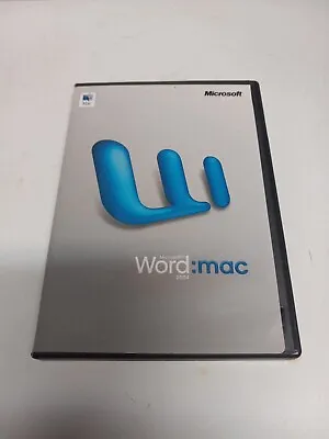 Microsoft Word 2004 For MAC - With Product Key • $17