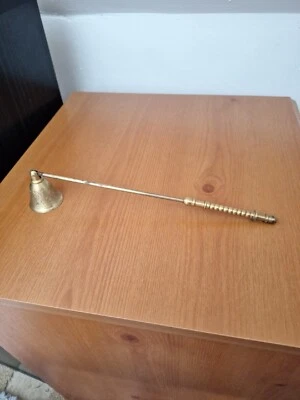 £9 • Buy Vintage Brass Candle Snuffer Hinged Good Used Condition 