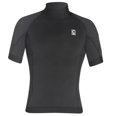 £44.95 • Buy C-Skins Mens Thermal High Collar Rash Vest NEW HDI Polypro Lycra