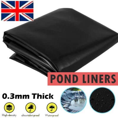 £13.59 • Buy HDPE Fish Pond Liner - 4 X 4m ; 5 X 5m ; 6 X 6m ; 3m X 3m - Landscaping Membrane