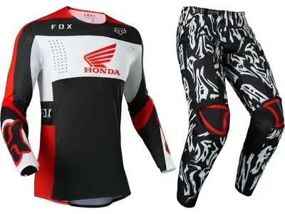 Fox Racing Honda Flexair Jersey & 180 Peril Pant Combo Adult Riding Gear MX/ATV • $139.99