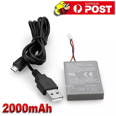 $8.95 • Buy PS4 Battery + Cable For Sony Playstation 4 Controller 2000mAh Rechargeable Liion