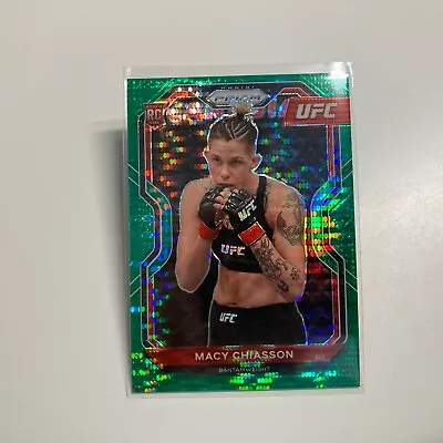 Macy Chiasson 2021 Panini Prizm UFC Green Pulsar Refractor Rookie Card 6/25 #37 • $47.52