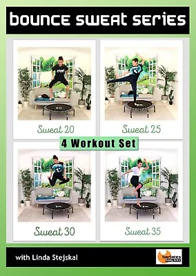 Barlates Body Blitz Bounce Sweat Series 4 Workout Rebounder DVD Linda Stejskal • $12.99