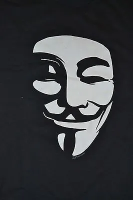 $14.99 • Buy V Is For Vendetta Adult T-Shirt Short Sleeve Tee New With Tags