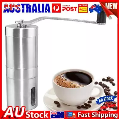 Stainless Steel Manual Coffee Grinder Maker Coffee Bean Grinding Machine​ • $13.50