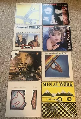 80s Music Lot Lp Vinyl Record Madonna Prince Spandau Ballet The Fixx General Pub • $26
