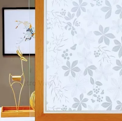 90 CM X 3 M - Foglia Removable Frosted Window Glass Film For Privacy • $19.99