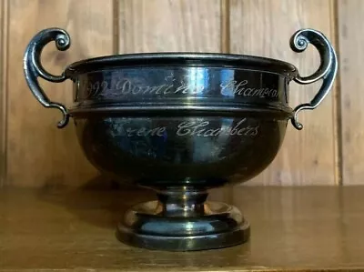 Domino Vintage Silver Plate Trophy Trophies Trophy Loving Cup • $31.10