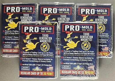 5x Pro Mold MH30SAB 3rd Gen W/ Sleeve 30pt Magnetic Card Holder One Touch • $16.88
