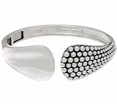 QVC Michael Dawkins Sterling Silver Granulation Drop Average Cuff Bracelet • $112.99