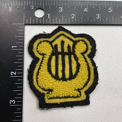 $8.95 • Buy Vintage Small Chenille MUSIC BAND Patch C28G