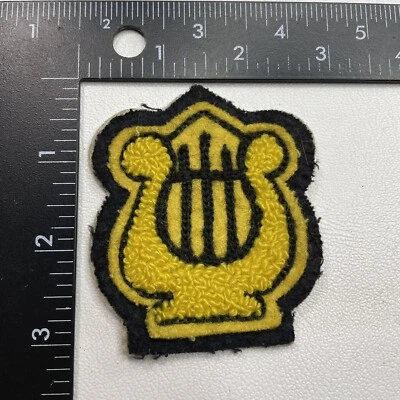 $8.95 • Buy Vintage Small Chenille MUSIC BAND Patch C28G