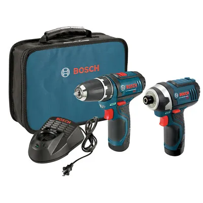 $80.99 • Buy Bosch CLPK22-120 12V Max Li-Ion 2-Tool Combo Kit Certified Refurbished