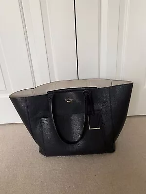 Kate Spade Leather Black Handbag With Gold Accents In Good Condition • £40