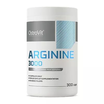 £20 • Buy Ostrovit Arginine 3000 Capsules Nitric Oxide Amino Acid Booster 300 Caps