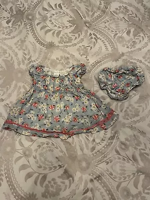 Baby Girl Floral Ralph Lauren Set With Bloomers 6 Months • £10.99