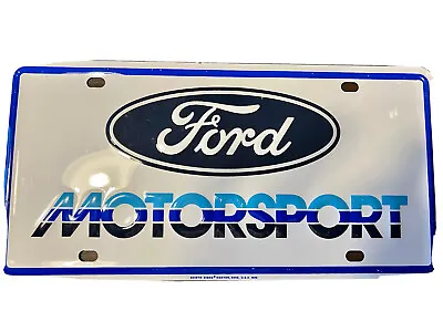 Ford Motorsport License Plate Like New. These Are Rare And Hard To Come By • $200