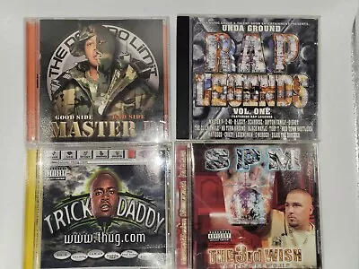 Lot Of 4 Rap Hip Hop CDs - Trick Daddy SPM Rap LEGENDS Master P • $9.99