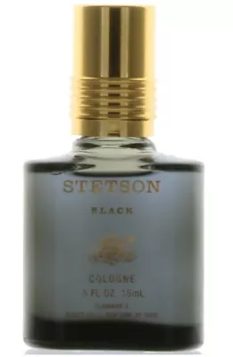 Stetson Black By Stetson For Men Mini Cologne 0.5 Oz.-Unboxed NEW • $17.27