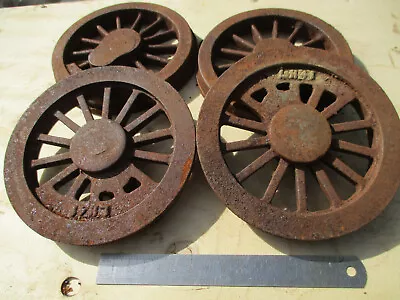 Set Of 4 Driving WheelsSMALL 5inch GAUGE Live Steam  Bond's  O Euston Rd • £25