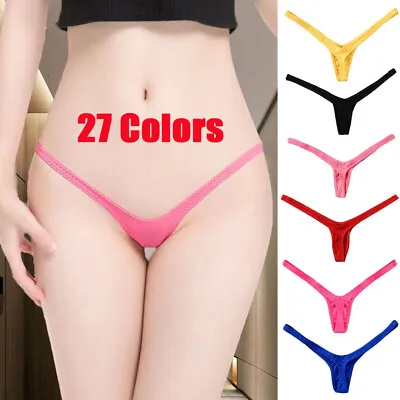 Women Ladies Mini G-String Micro Thong Sexy Underwear Lingerie Knickers Panties↕ • £3.31