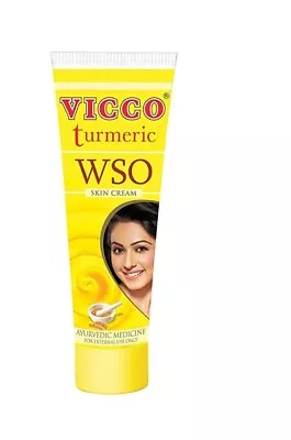 2 X Vicco Turmeric Wso Skin Cream 120 Gm ( 2 X 60 Gm )  Free Shipping • $14.09