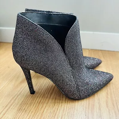 Nina Sparkly Ankle Stiletto Boots Size 6.5 • $16